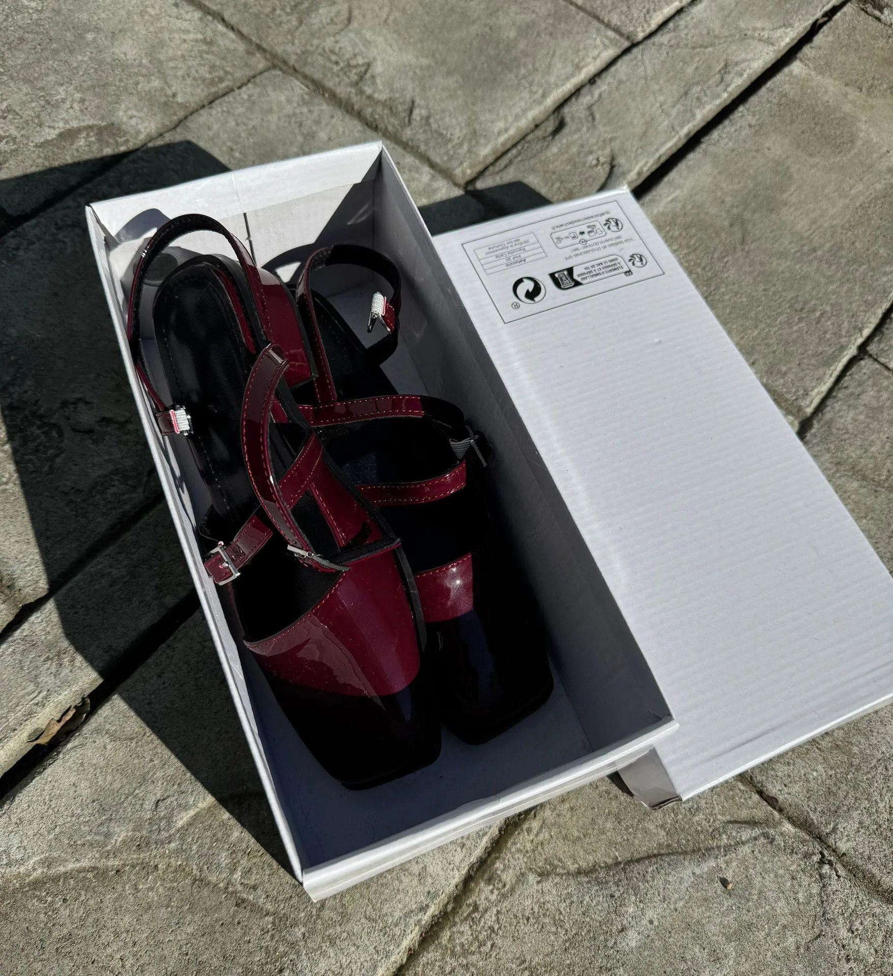 Vintage Cherry Red Mary Jane’s Size 6 - Image 4