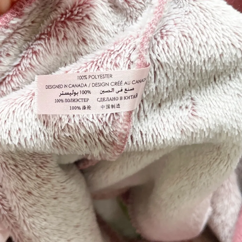 LA VIE EN ROSE Soft Fuzzy Pink Lounge Shorts X - Image 5