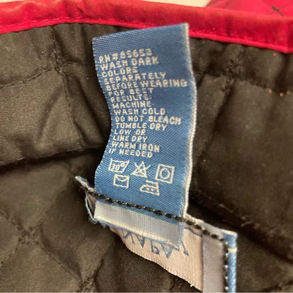 NAPA VALLEY Pink & Black Zipper Quilted Style Jacket Size XL - Image 12