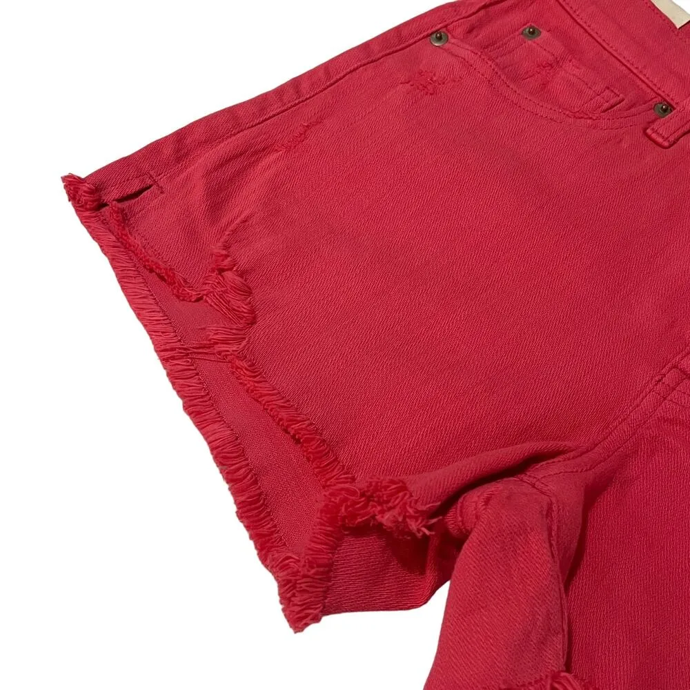 Cosmic Blue Love SIZE 27 Winston High Rise Fray Hem Distressed Shorts Stitch Fix - Image 12