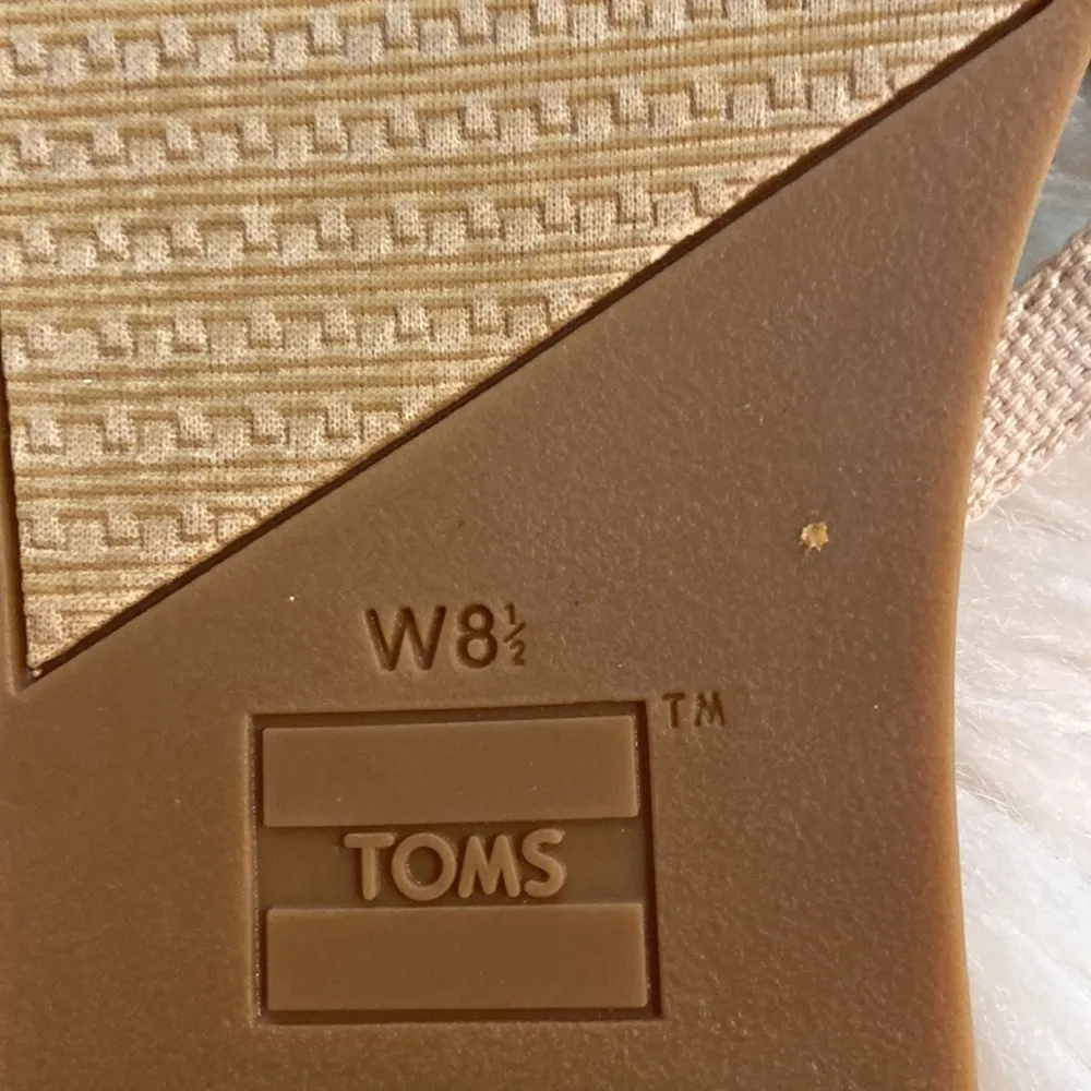 Toms Tan and Black Boho Sandals size 8.5 brand new without tag see all photos - Image 7