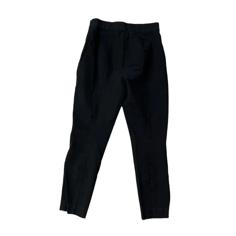 Everlane The Side Zip Stretch Cotton Pant | Washed Black | 6 - Image 4