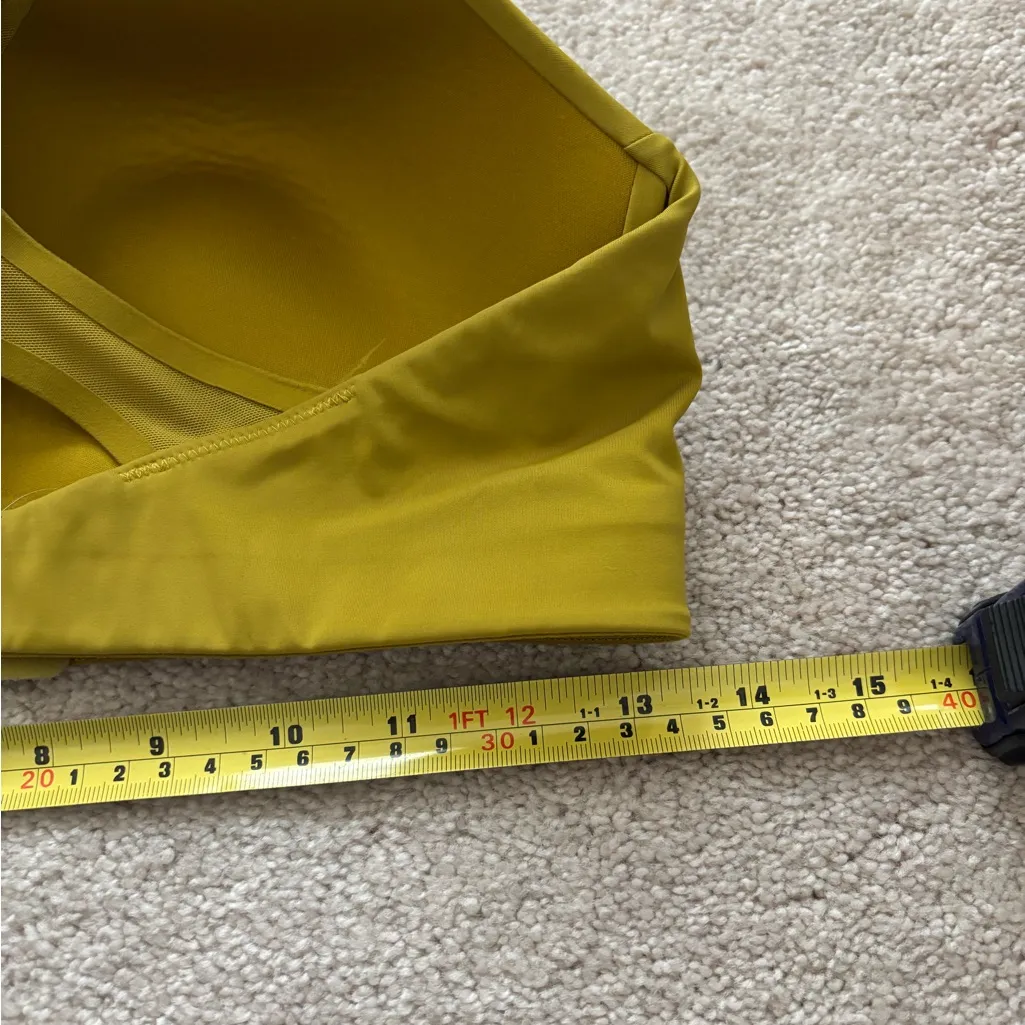 Athleta Advance Racerback Bra in Oxidized Yellow - Image 6