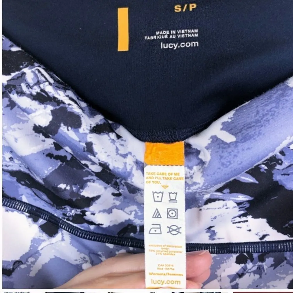 ✨ Lucy Women's OM Capri Lucy Navy Tie Dye✨ White - Image 4