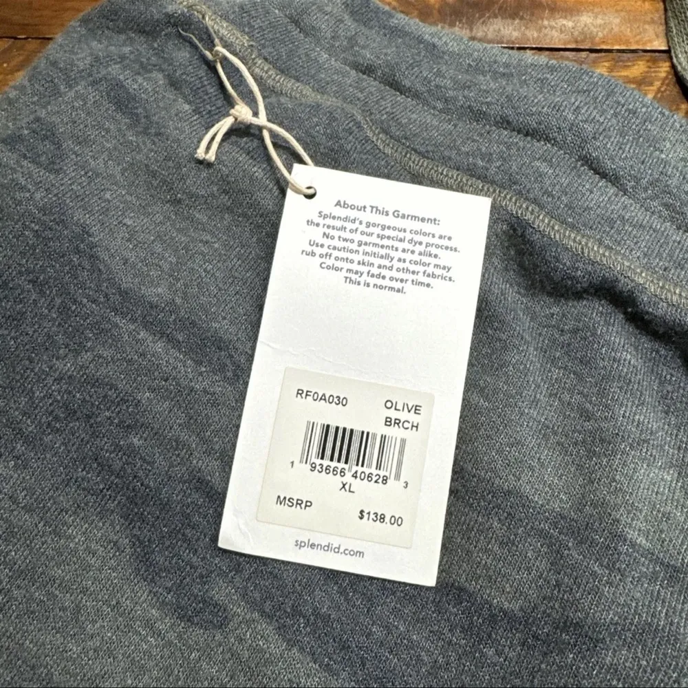 Splendid Supersoft Camo Jogger Green Size XL - Image 4