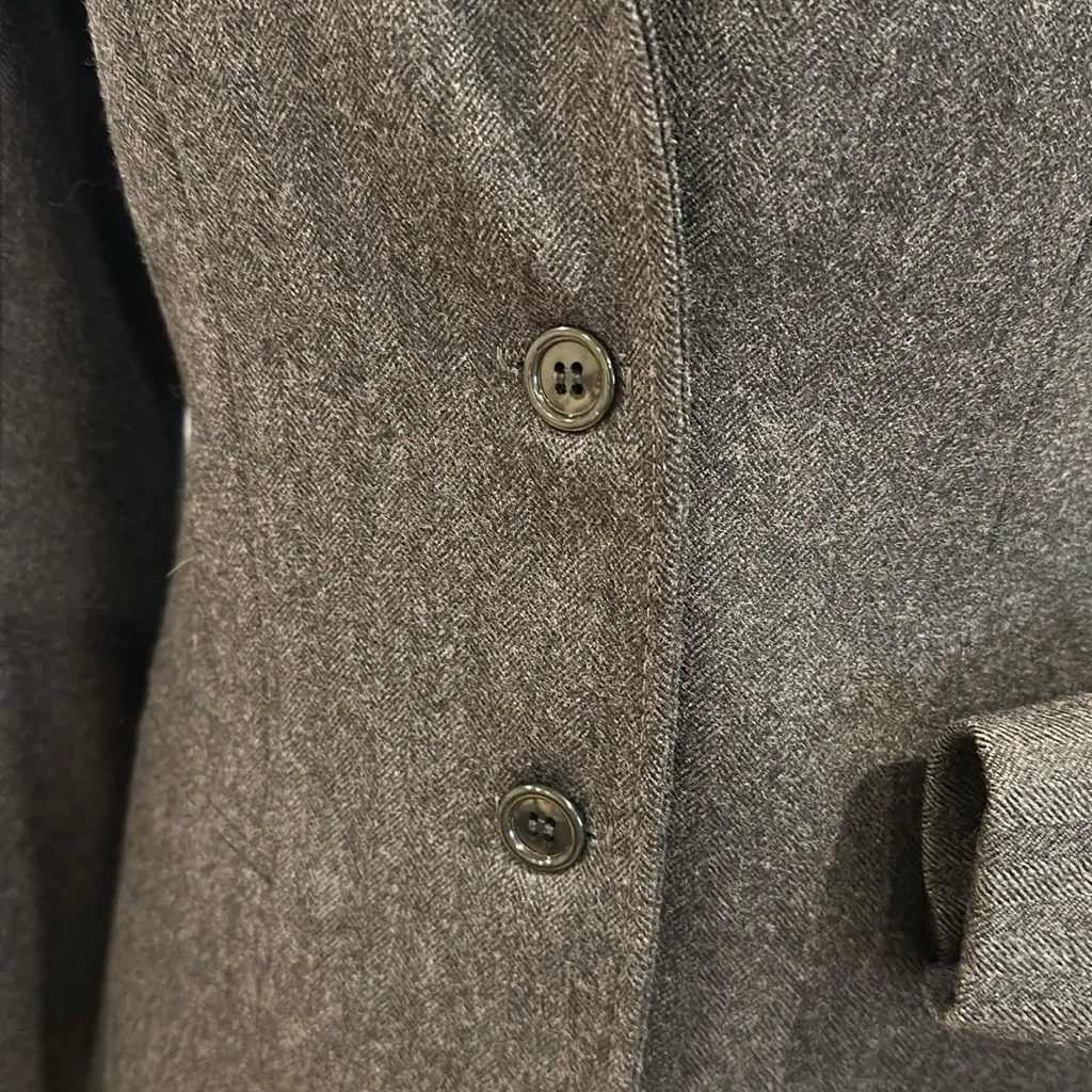 Vintage Herringbone Blazer - Image 2
