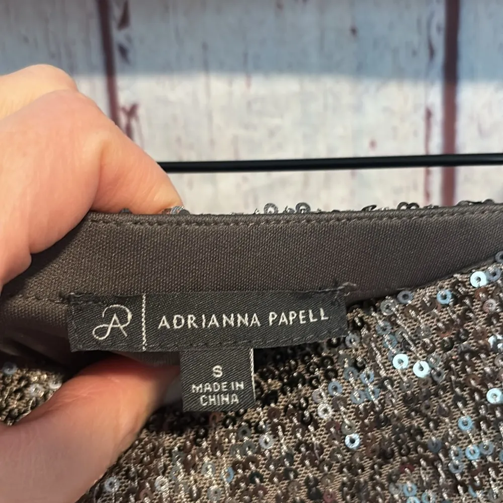 NWOT Adrienna Papell Glittery sequin pencil skirt - Image 4