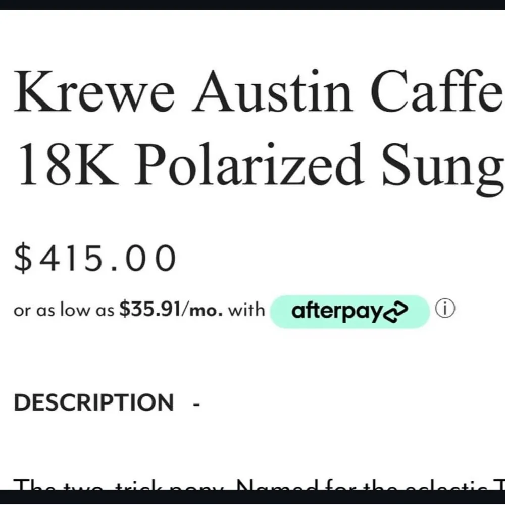 KREWE Austin Caffe Dolce 18K polarized sunglasses - Image 6