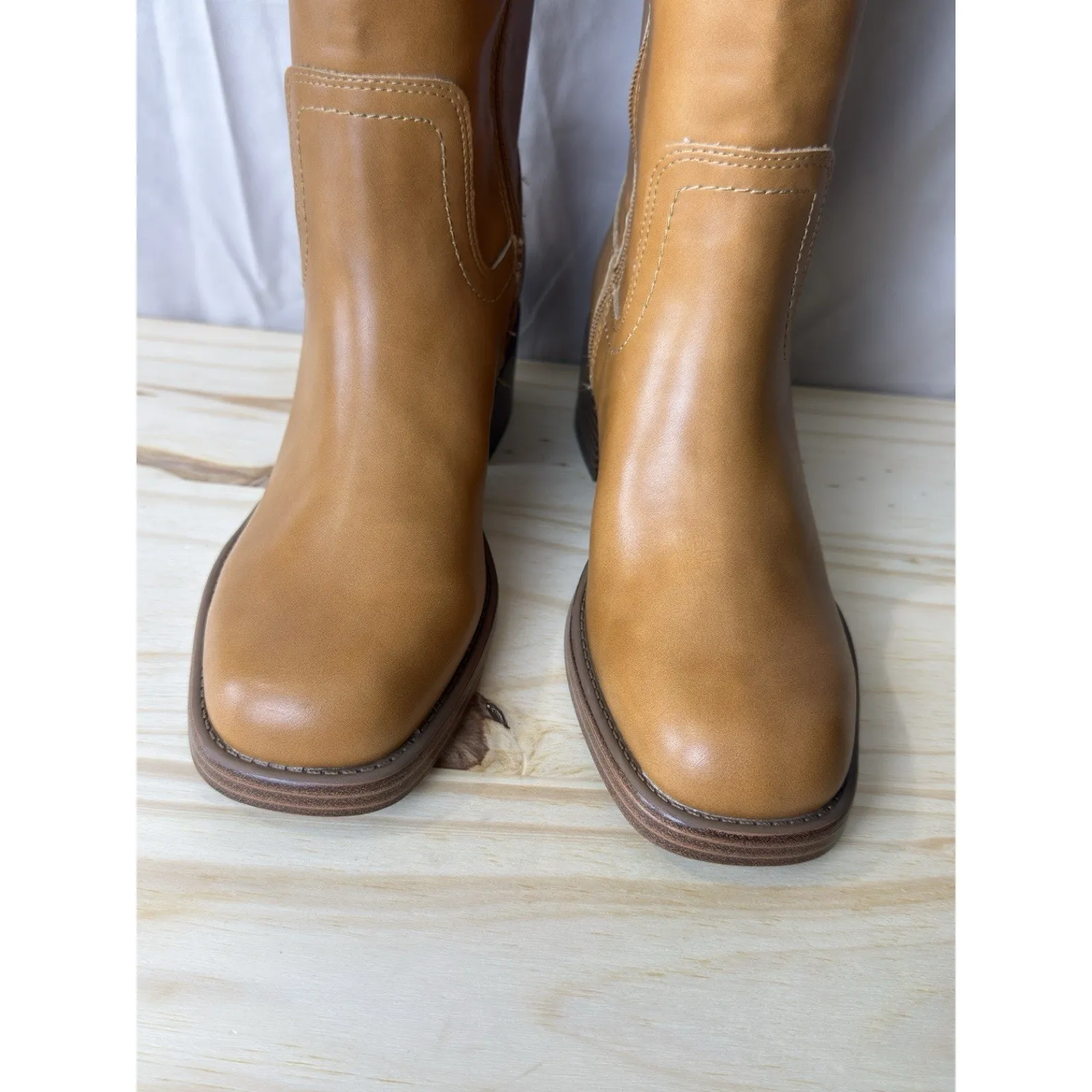 Indigo rd Women’s Tall Boots 8.5 M Tan Honey – New NWOB - Image 7