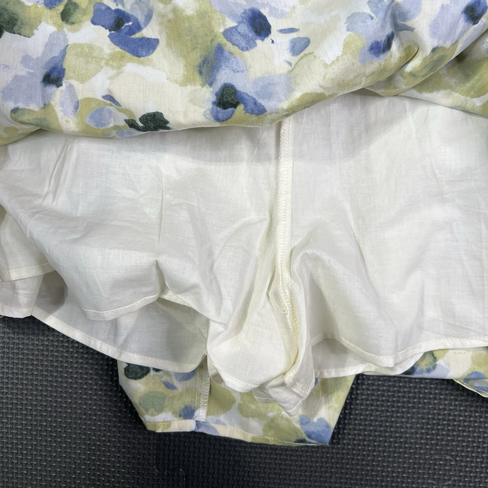 Abercrombie & Fitch Women Dress Emerson Poplin Baby Doll Cottage Core Romper MP - Image 7