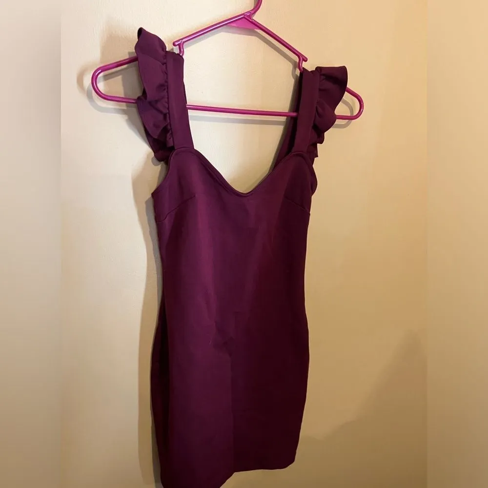 Kimchi Blue Burgundy Sleeveless Dress Xs - Image 6