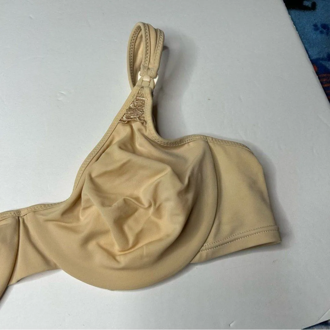Motherhood Maternity tan unlined Seamless T-Shirt Bra 36D - Image 2