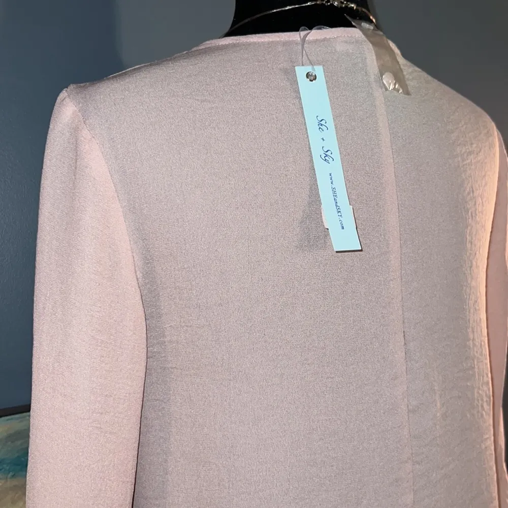 NWT She + Sky Size S Long Sleeve Boho Top - Image 10