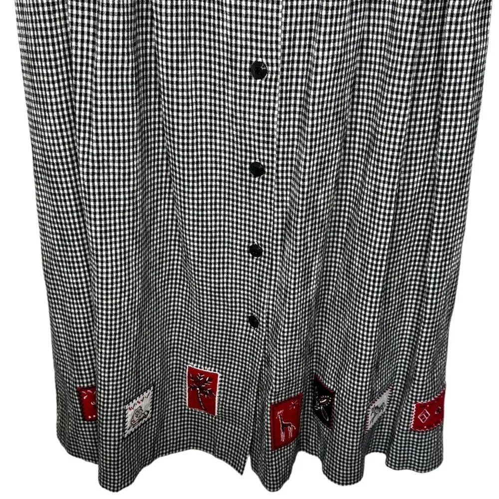 Vintage Napa Valley Skirt‎ Set Black Size M - Image 8