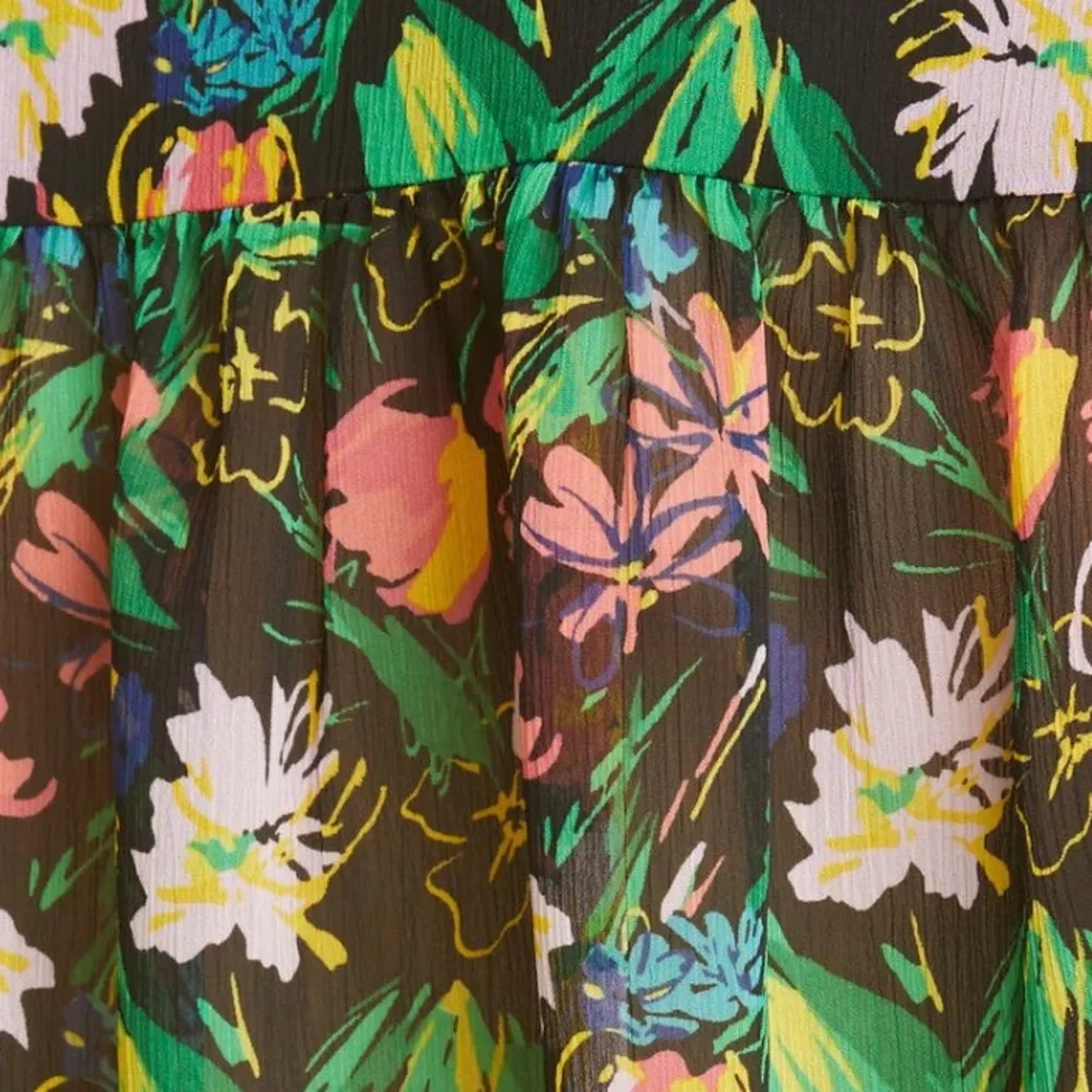 Ted Baker London Carita Ruffle Sleeve Blouse, Size 12 New w/Tag Retail $195 - Image 7