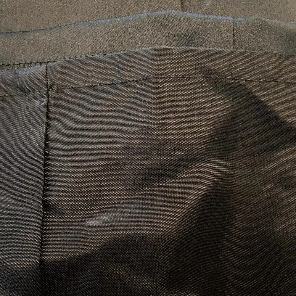 Alex Evenings Formal Maxi Dress Sleeveless Pleated Square Neck Black White 8 - Image 3