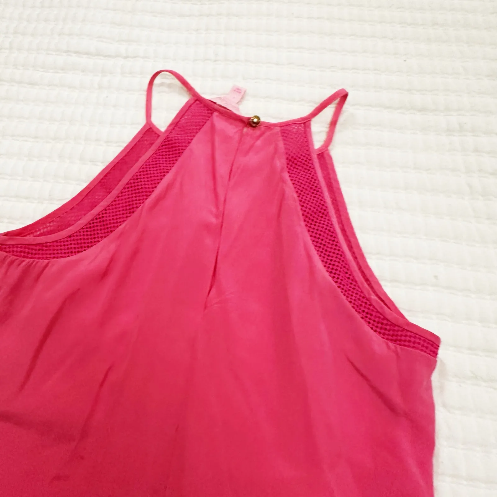 Lilly Pulitzer 100% Silk Tank Top sz S - Image 4