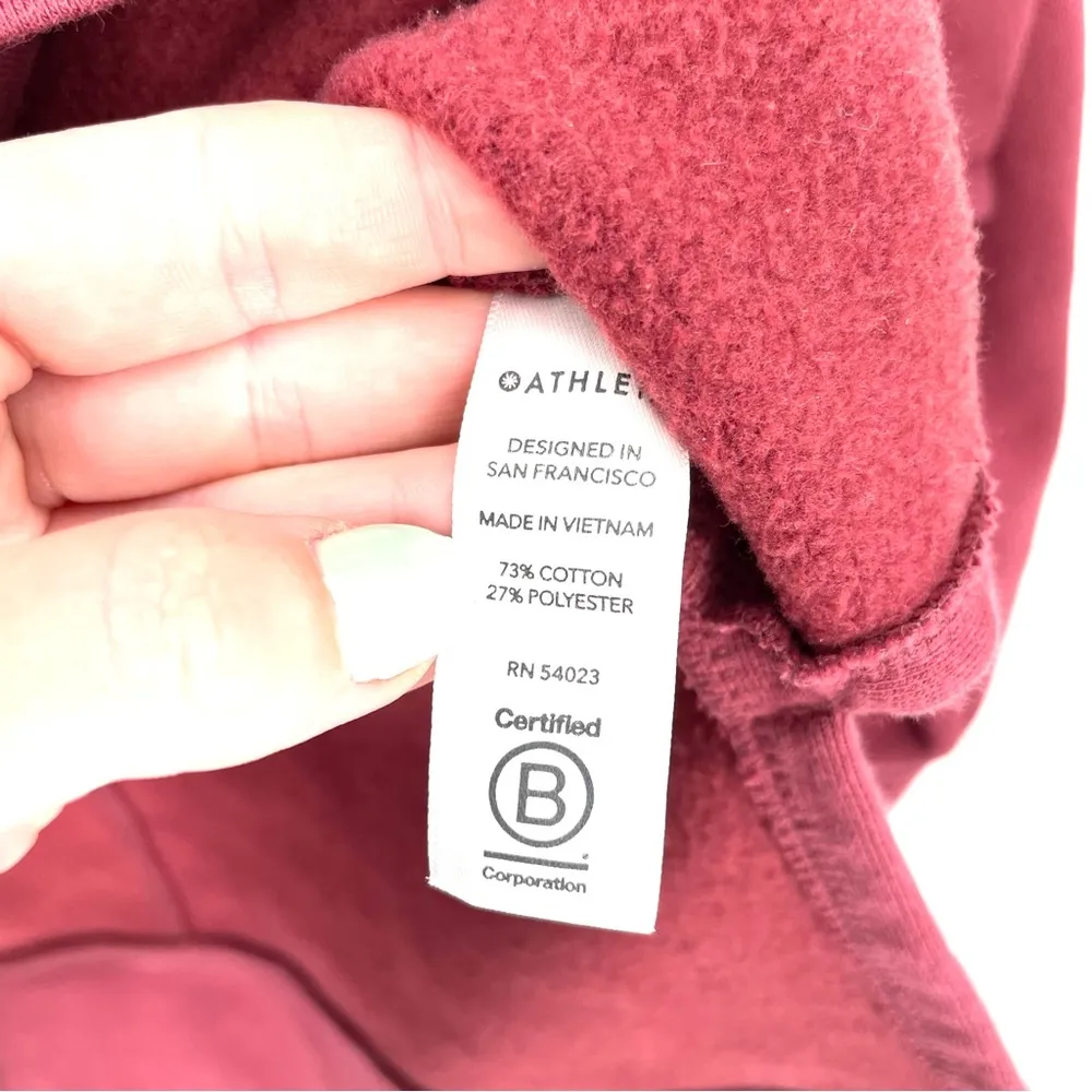 ATHLETA 24/7 Funnel Neck Pullover Cowl Neck Long Sleeve Sweatshirt - Image 7