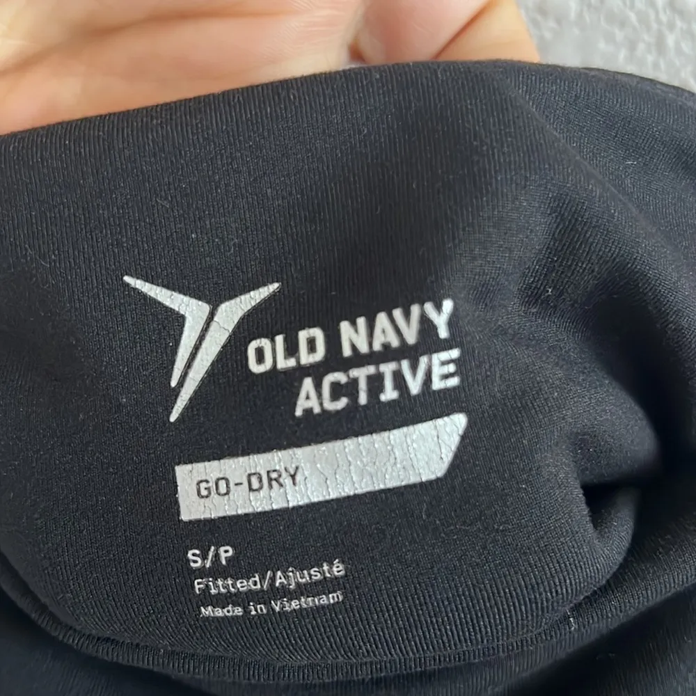 Old Navy Active Go-Dry Black Active Leggings Workout Athleisure Small - Image 3