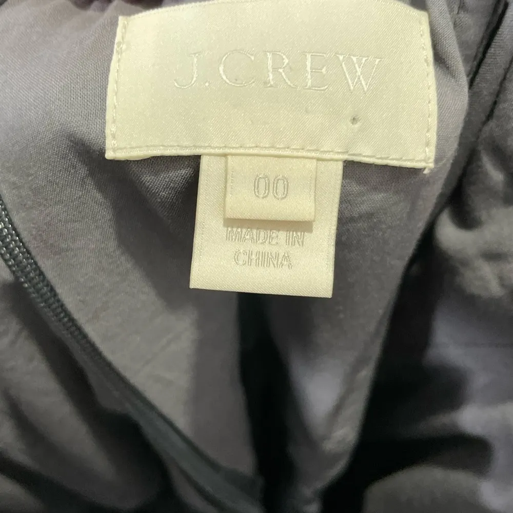 J Crew Strapless Dark Gray Formal Mini Dress 00 - Image 4
