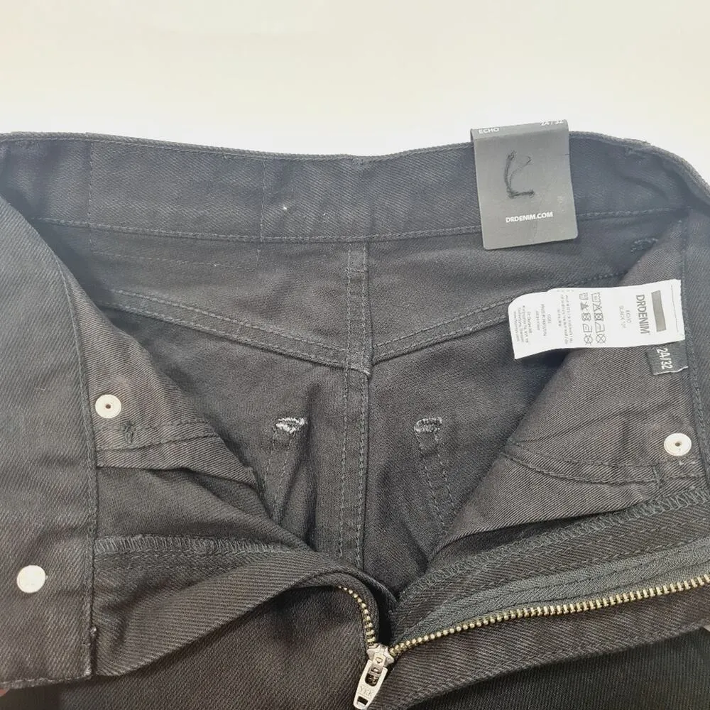 Dr. Denim Echo Straight in Black Size 24 - Image 7