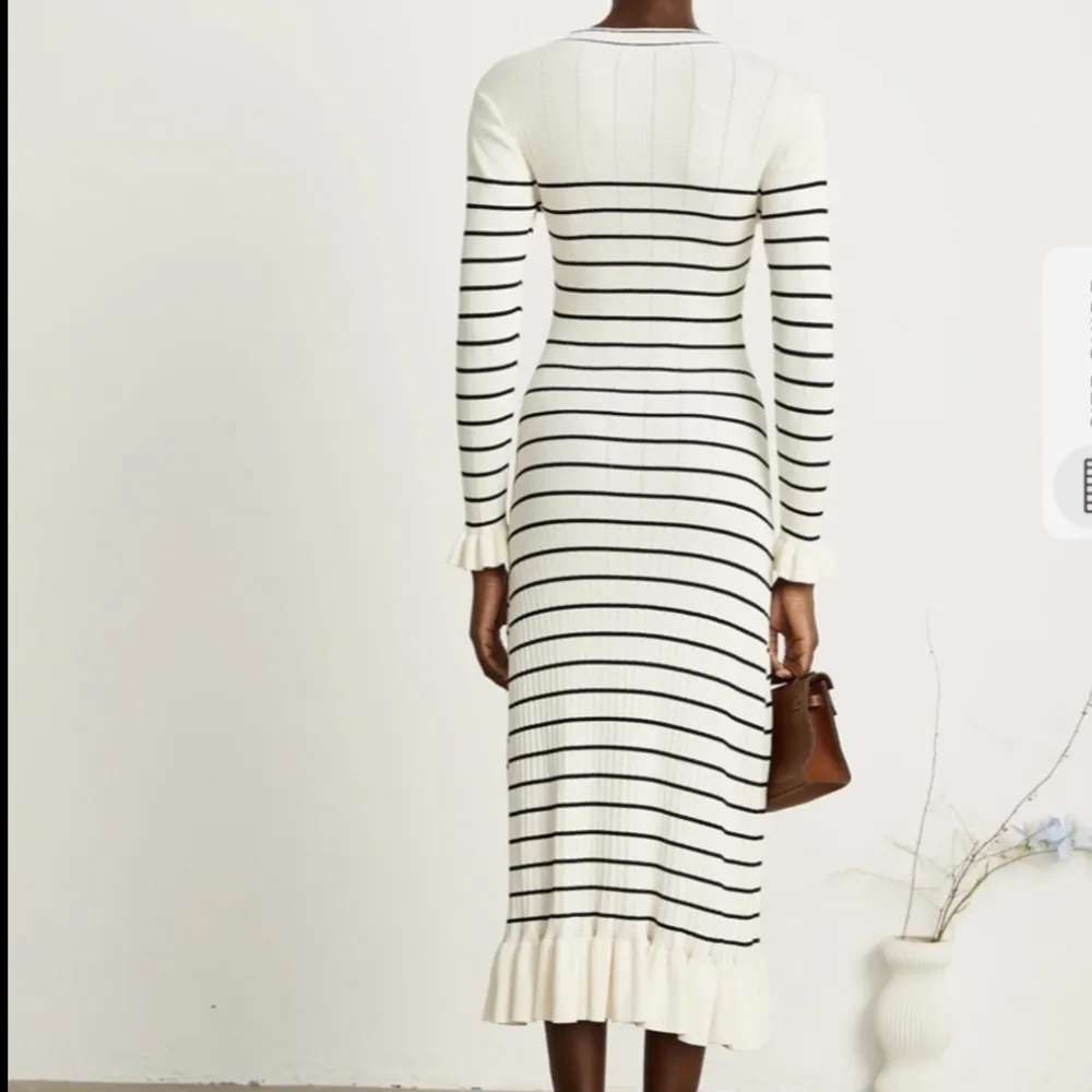 Sandro Striped Knit Maxi Dress Size 36 - Image 2