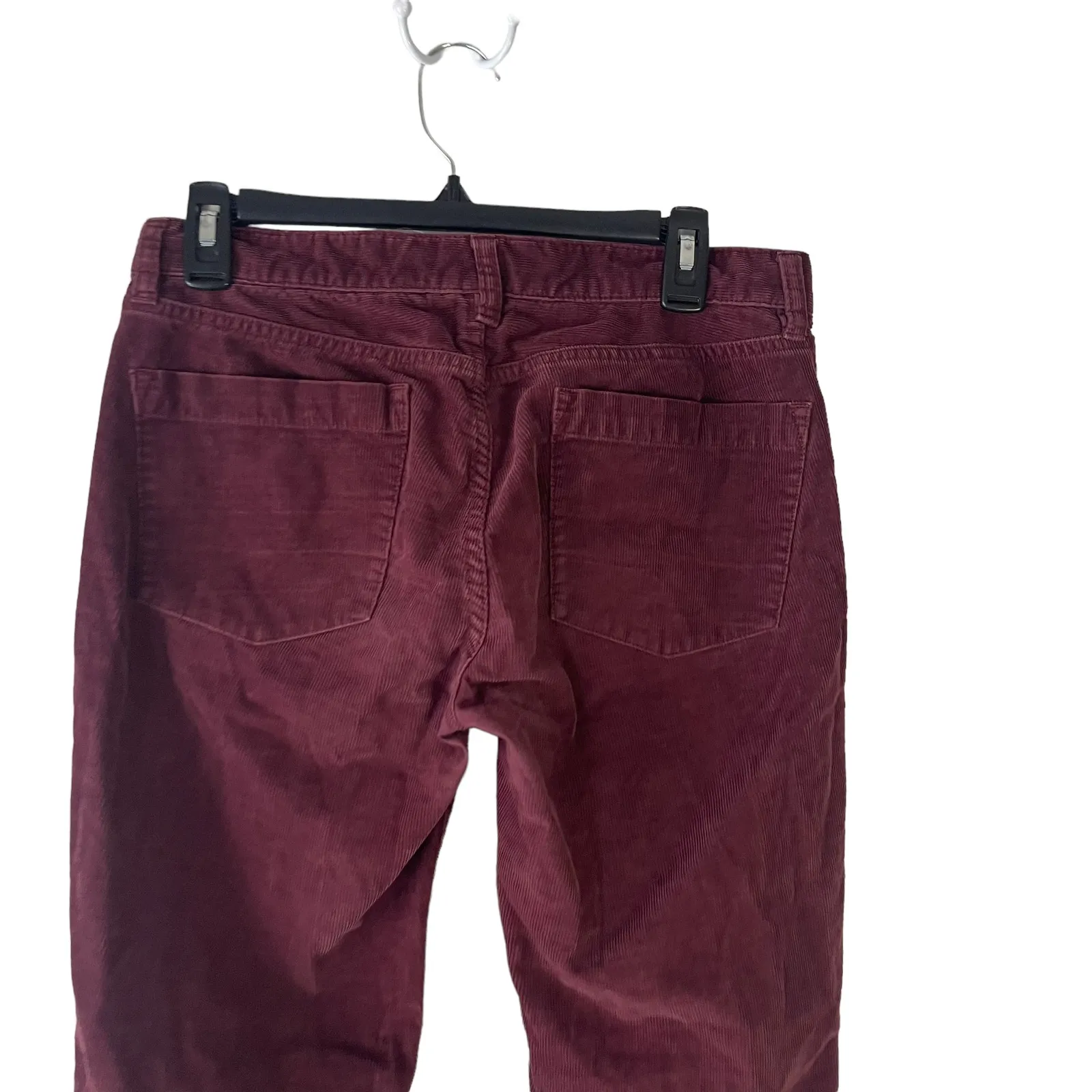 J.Crew 28 Matchstick Dark Red Burgandy Academia Corduroy Pants Aria Montgomery - Image 4