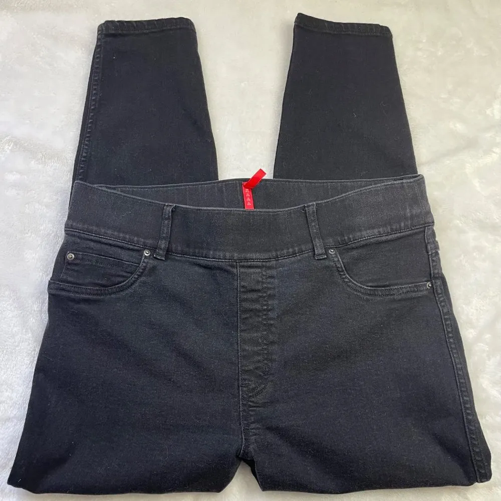 SPANX EveryWear Ankle Skinny Jeans Womens Plus Size 1X Clean Black Color Stretch - Image 13