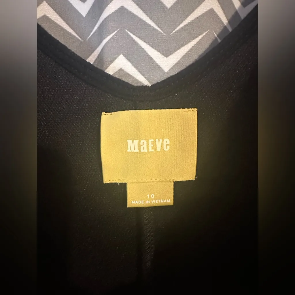 Maeve / Anthropologie | Amapola chevron Dress w Pockets, size 10 - Image 7