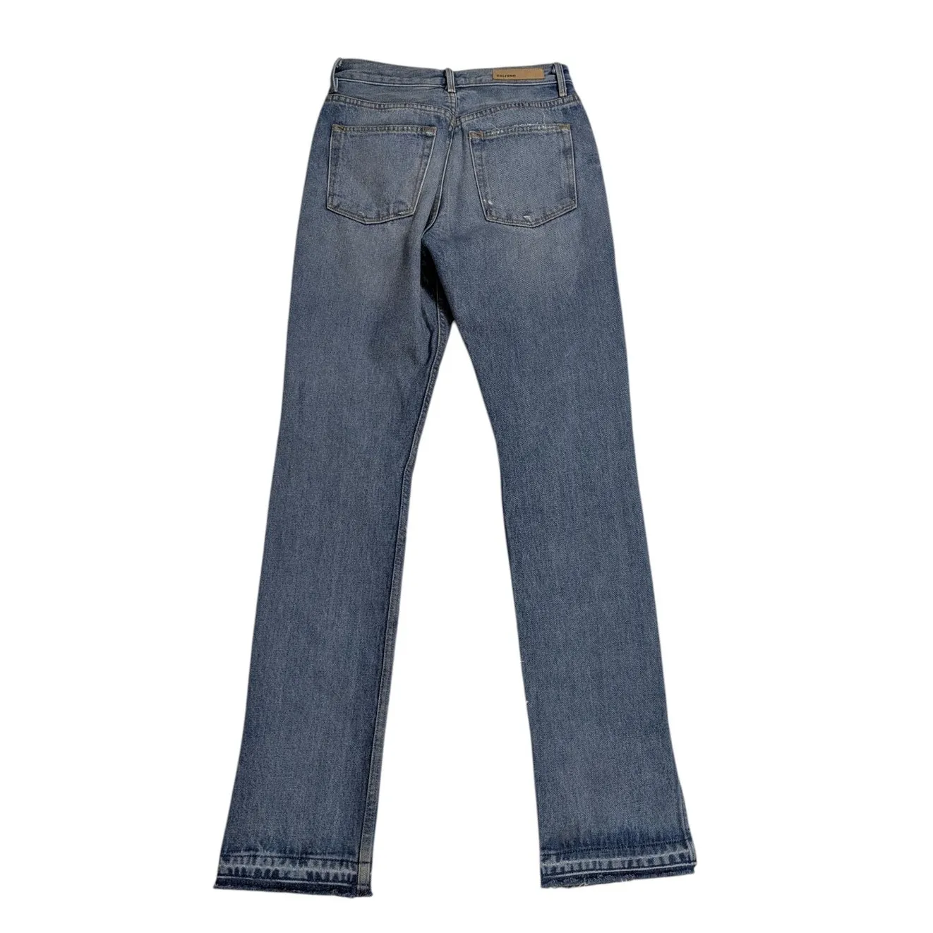 GRLFRND Natalia Distressed High Rise Straight Jeans Size 27 - Image 2