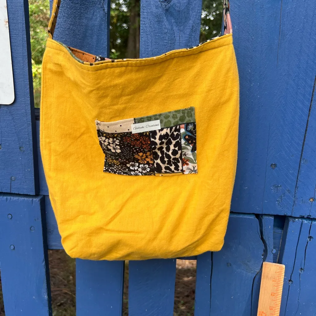 Boho Hippie Hobo Bag Patchwork Shoulder Handbag Purse Gabechi Creations - Image 9