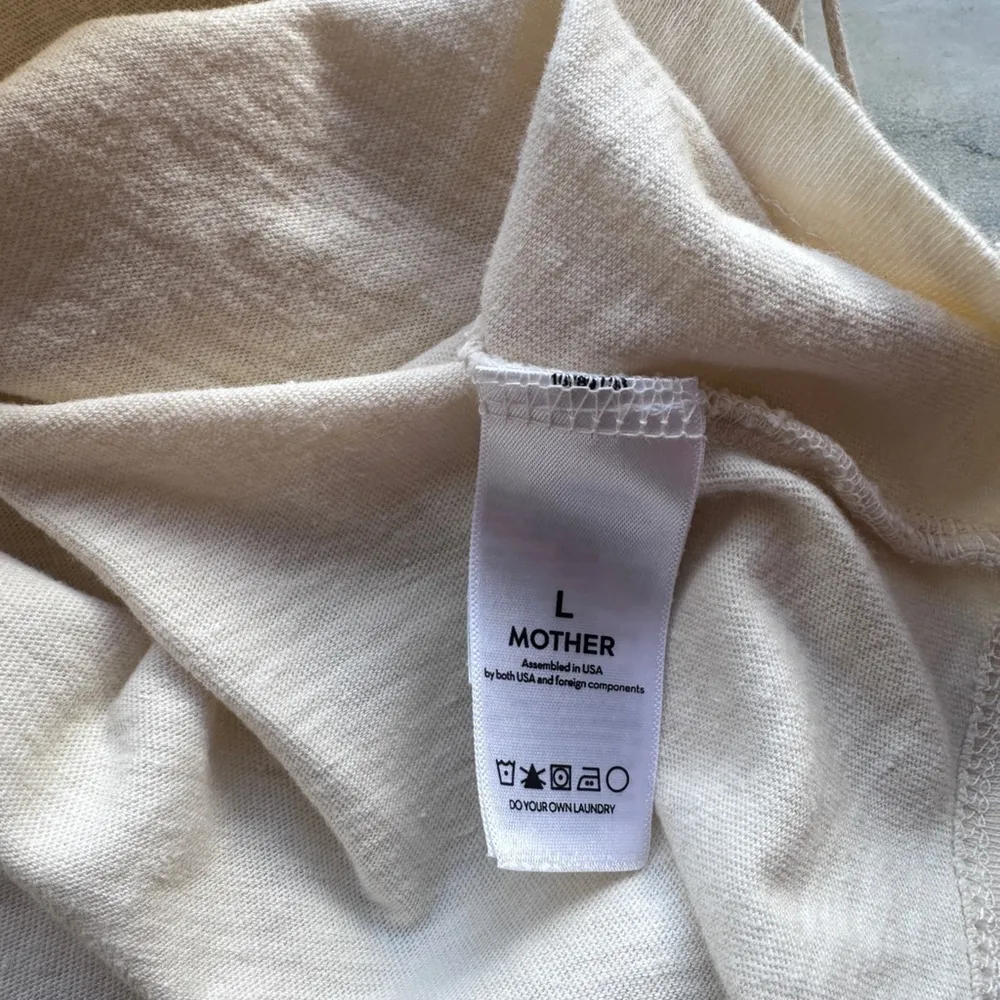 #1 NWT MOTHER Denim The Strong and Silent Tank in Hot Hot Hot Blue Size L - Image 8