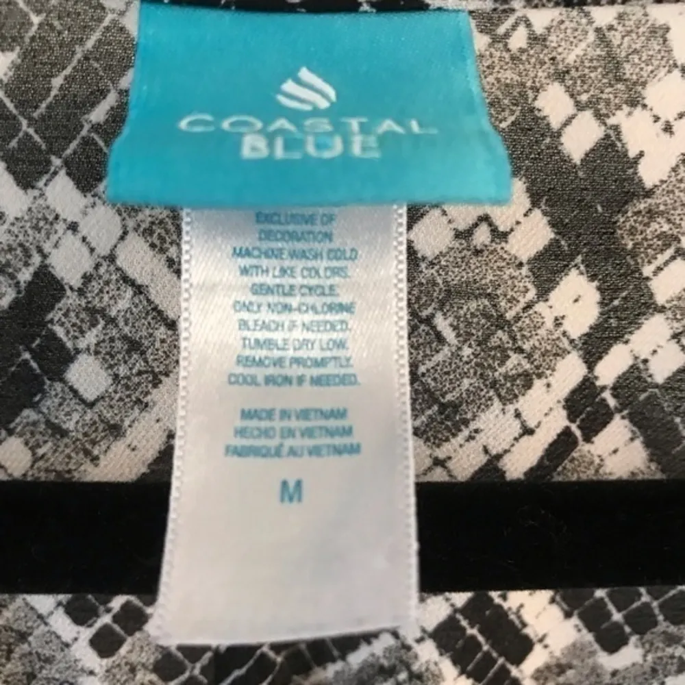 Coastal Blue Pom Pom fringe cover up Black Size M - Image 5