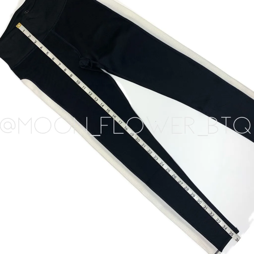 Threads 4 Thought Black High Performance Leggings – Moisture Wicking, Mid Rise - Image 12