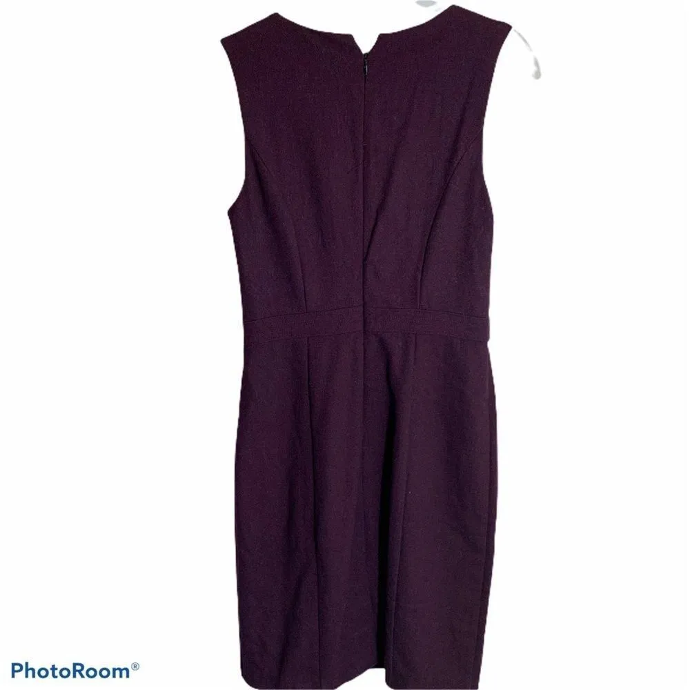 Banana Republic‎ Dark Maroon Sleeveless Dress - Image 2