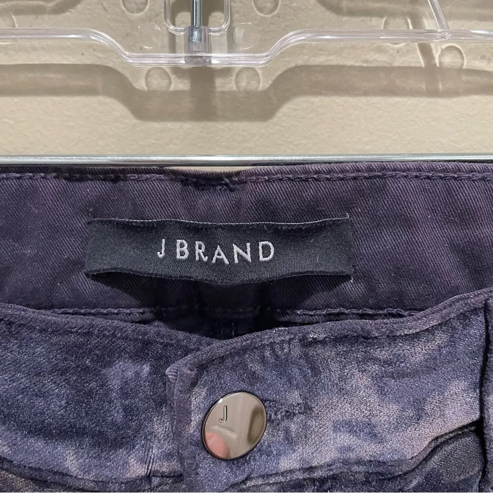 J Brand Super Skinny Twilight Velvet Legging Jeans Purple Size 29 - Image 6