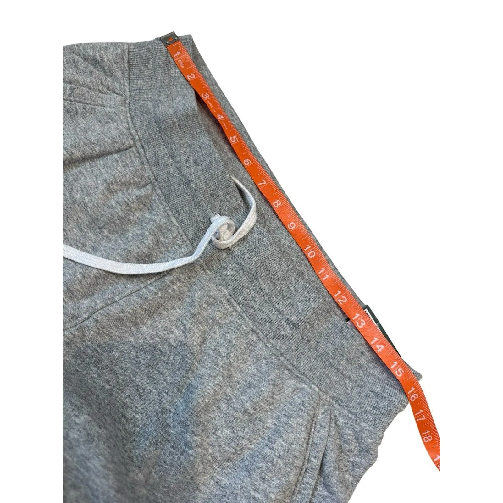 Tek Gear Jogger Pants Women's Size Large Gray Pockets Banded Cuffs Drawstring - Image 6