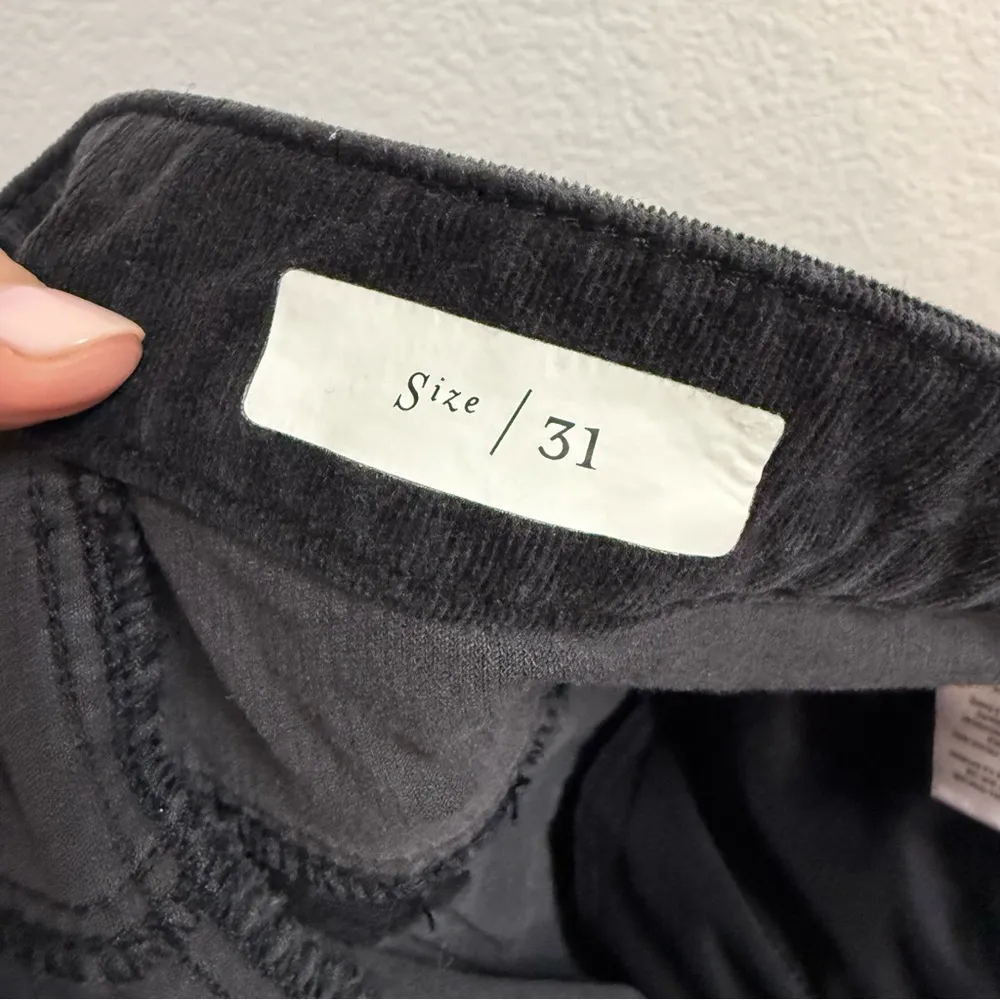 Anthro Pilcro and the Letterpress Ultra High-Rise Wide-Leg Cord Jeans Size 31 - Image 5