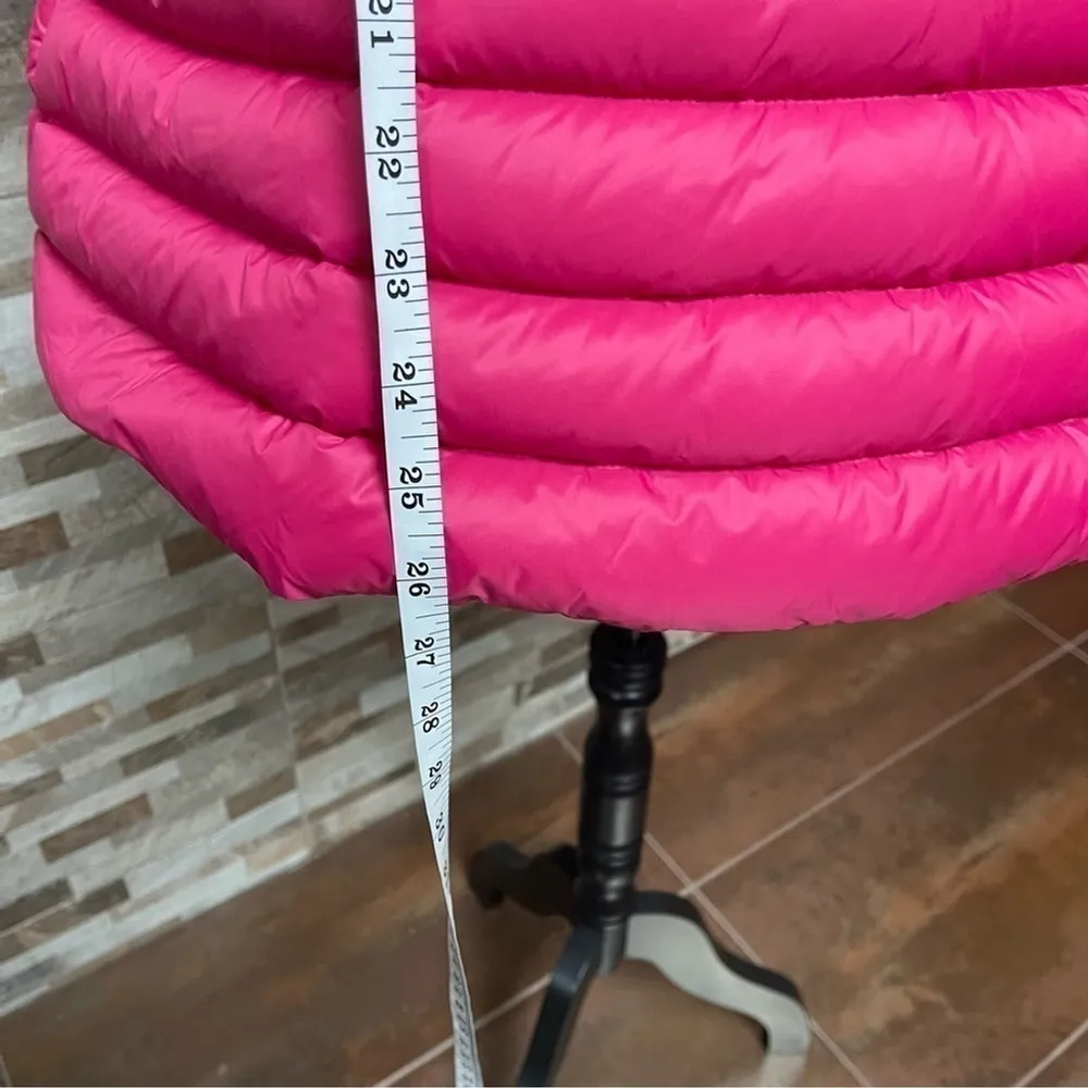 SOIA & Kyo Hila Sustainable Lightweight Packable Quilted Down Vest Pink 3XL - Image 10