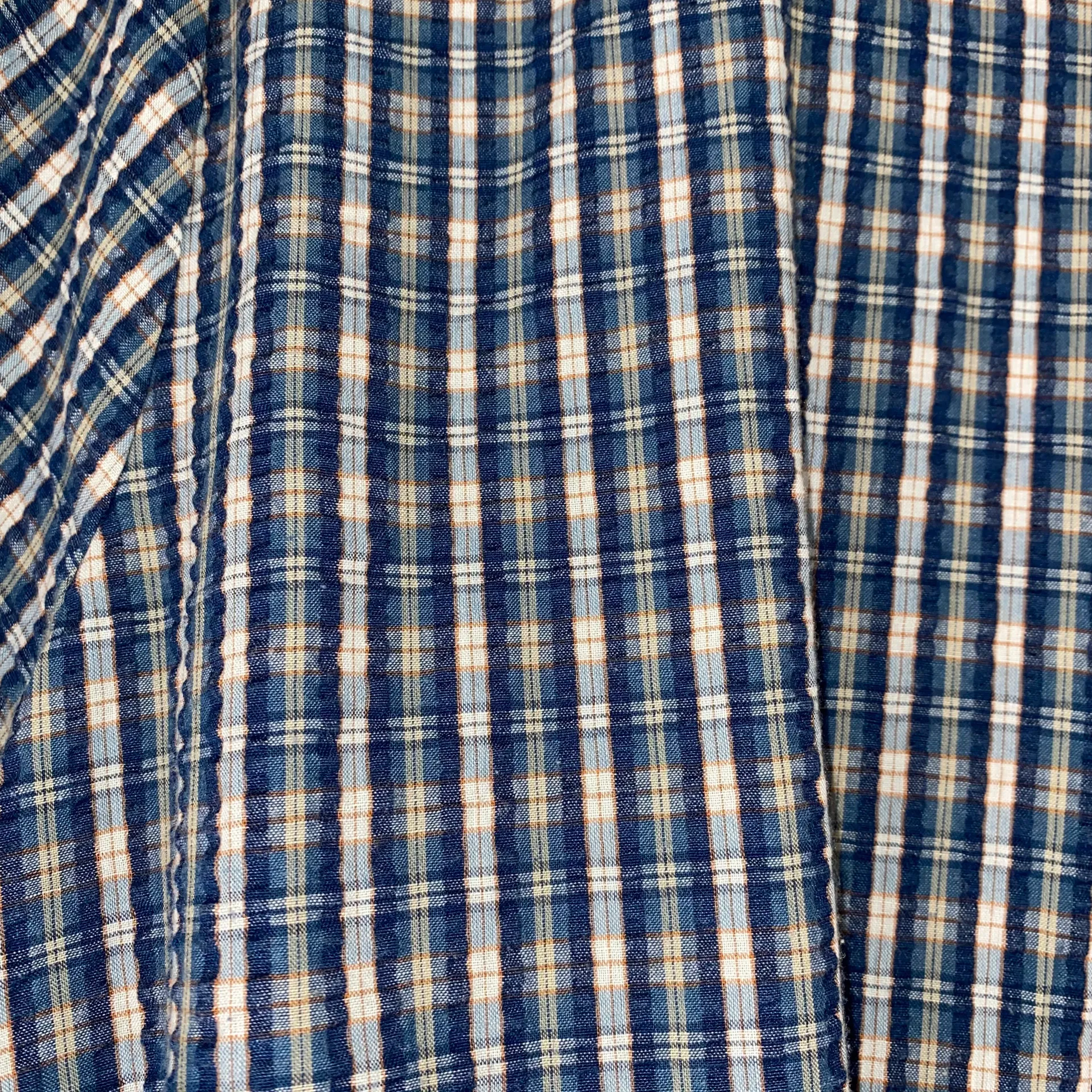 Blouseworks Petites by par  plaid full zip jacket w/elastic cuffs & waistband L - Image 8