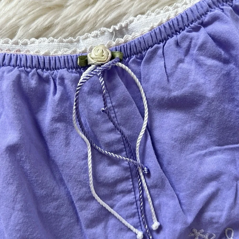 Vintage Y2K Pajama Shorts - Image 2