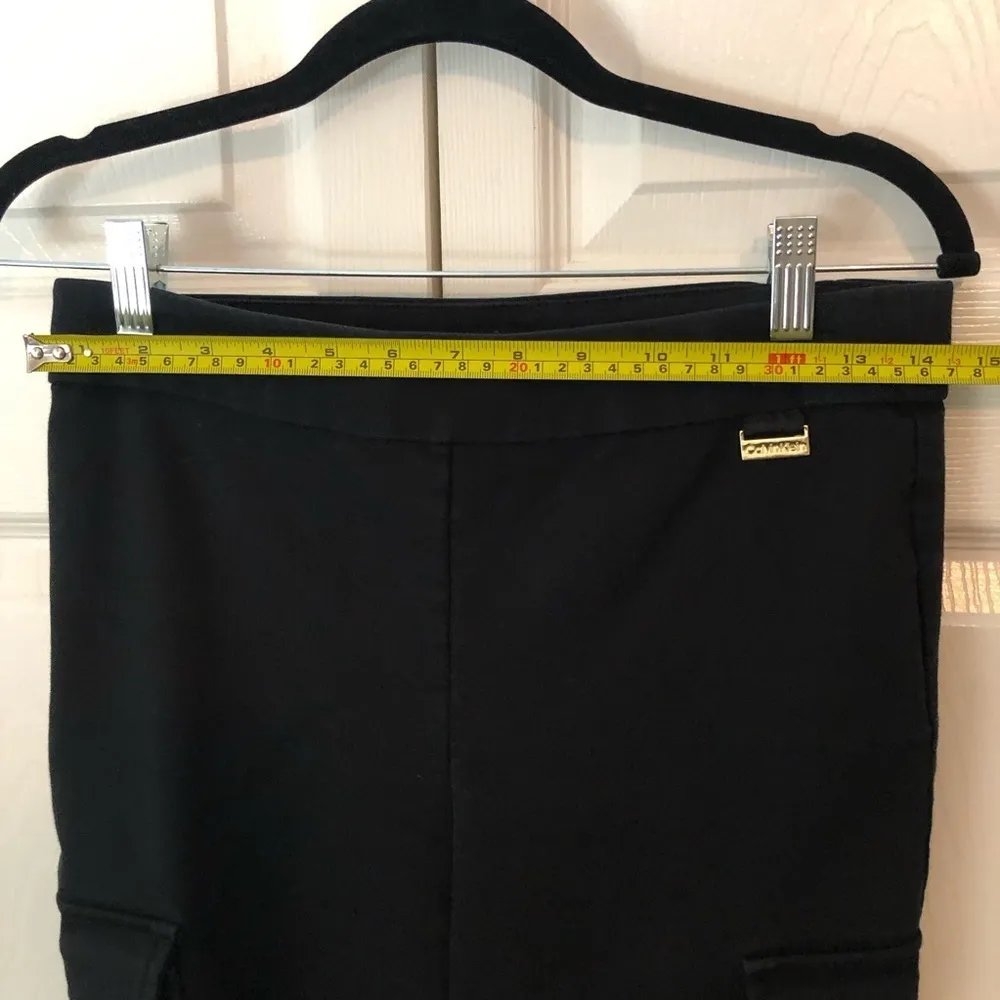 Women’s Black Calvin Klein Cargo Crop Pants Size S - Image 9