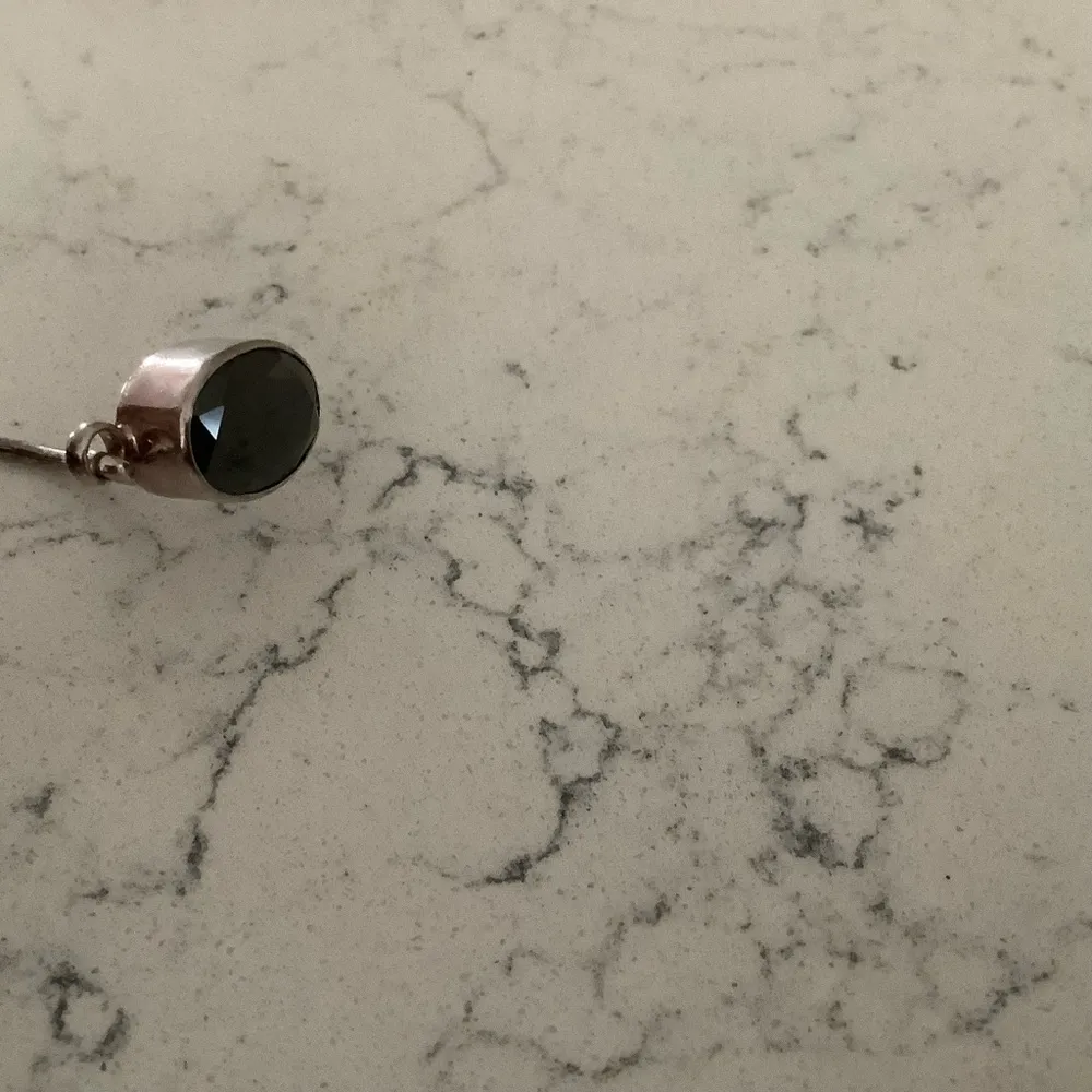 Vintage Haribou black onyx sterling bangle bracelet 925 Scandinavian Danish MCM Silver - Image 7