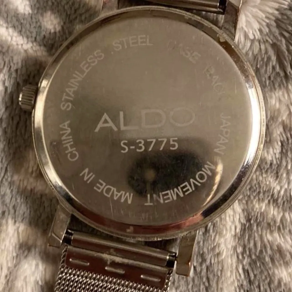 Unisex ALDO Silver Mesh weave band. - Image 3