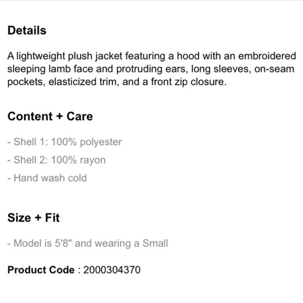 NWT Embroidered Lamb Jacket Coat Robe Sleepwear - Image 7