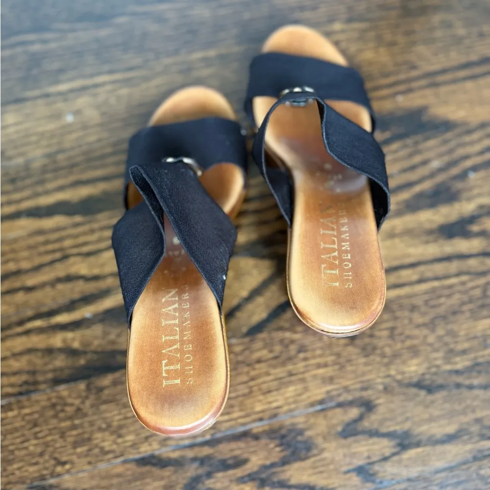 Italian Shoemakers Black Sandals Comfortable and Stylish - Image 5