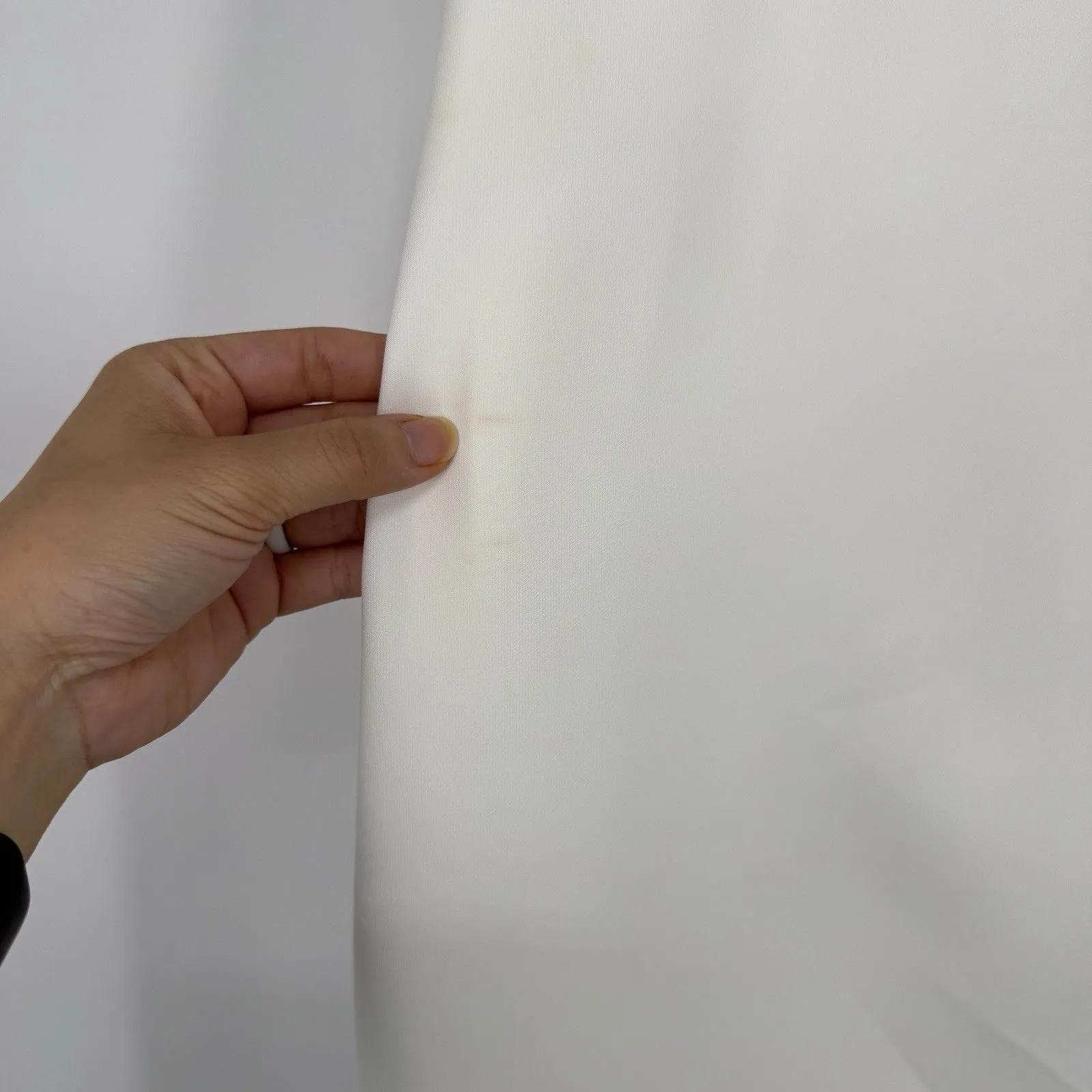 Lulus Blissfully Beaming White Sleeveless Bow Mini Dress Size M Bridal Wedding - Image 6