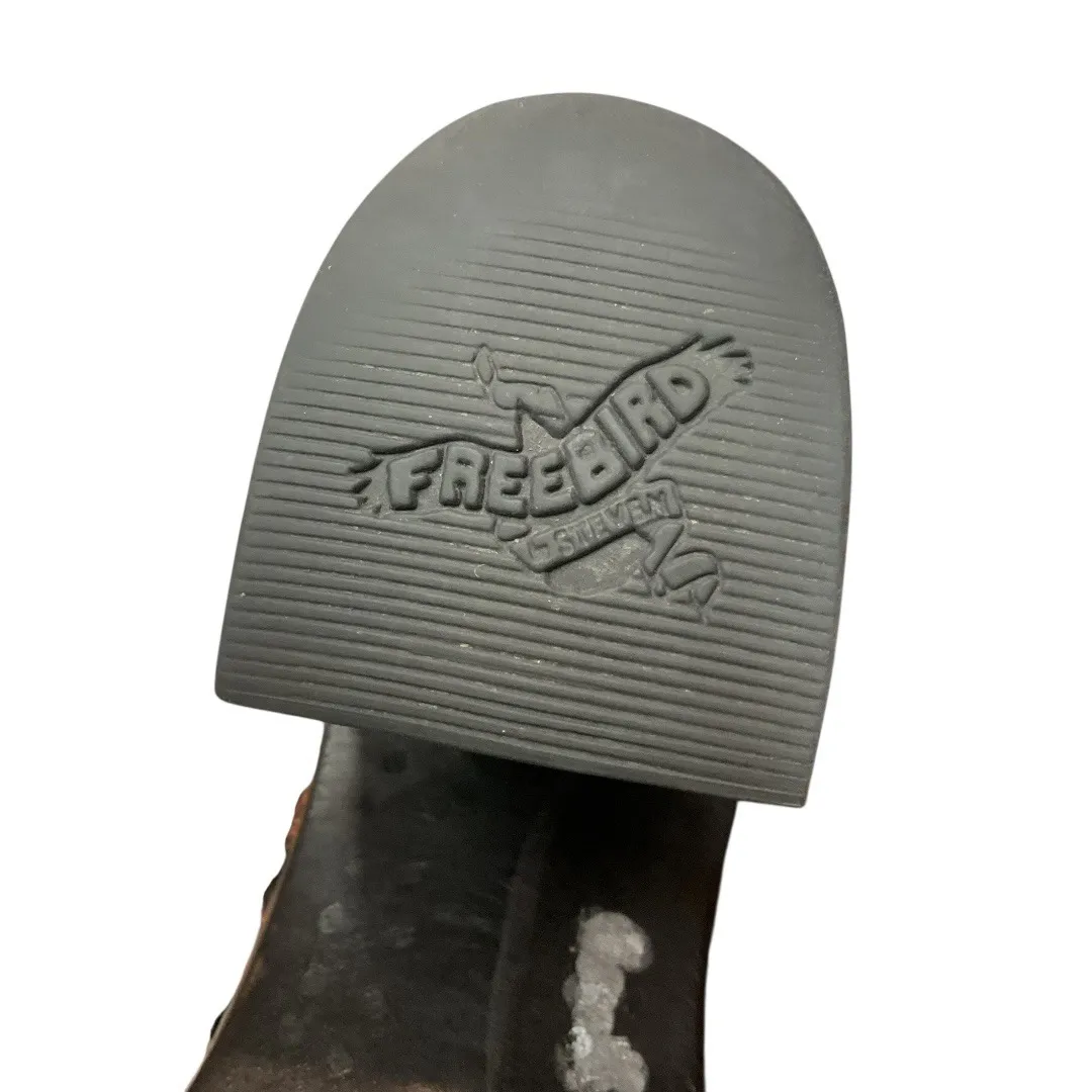 Freebird by Steven Congo Heel Distressed Brown Leather Bongo Gladiator Size 10 - Image 15