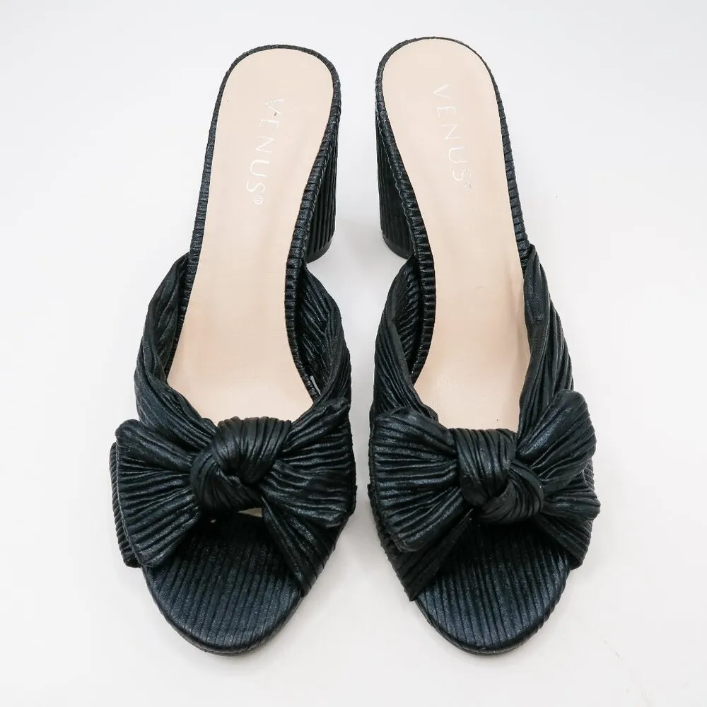 Venus Lizzie Bow Block Heels - Image 5