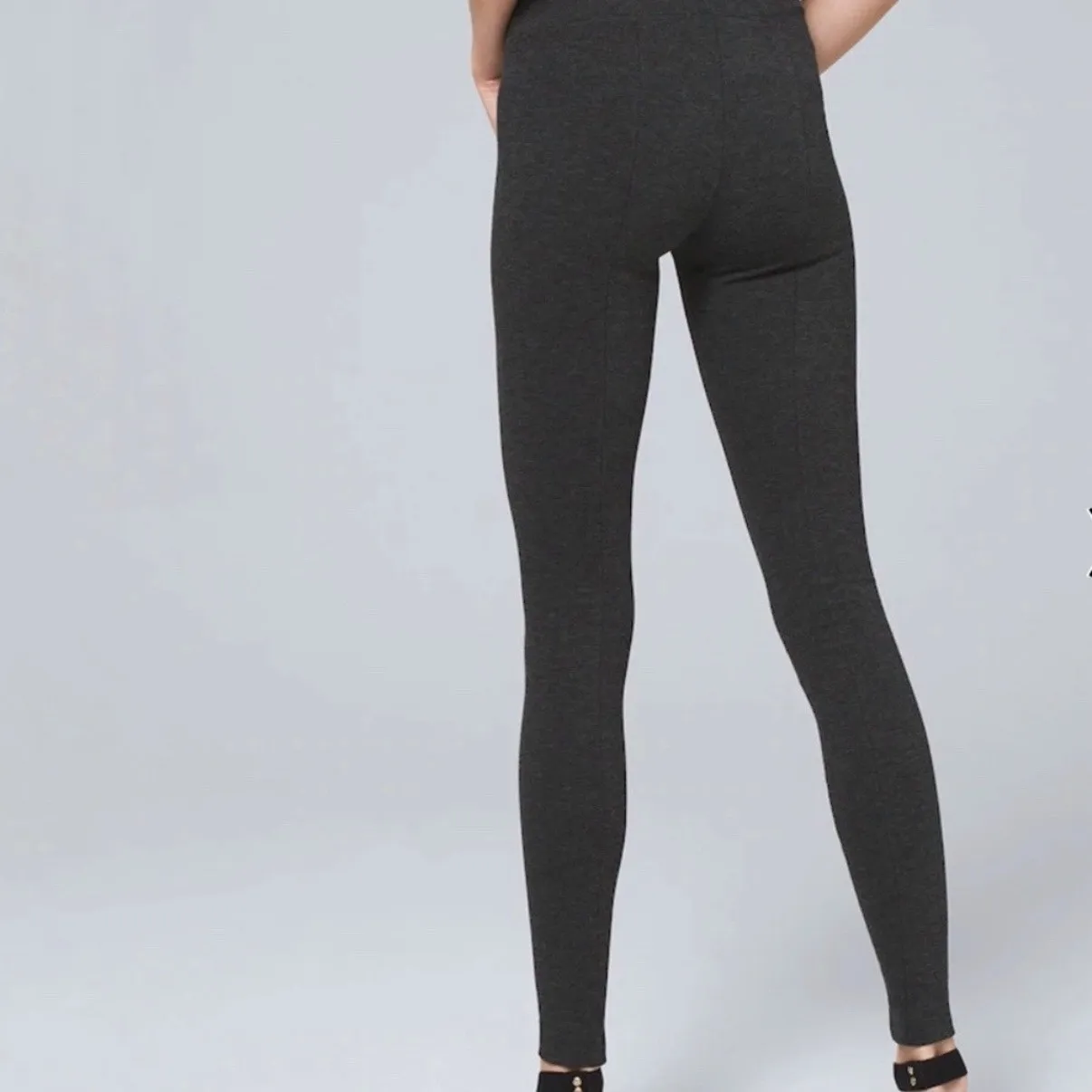 White House Black Market Gray Runway Leggings Sz 14 - Image 10